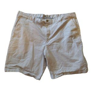 Men's Izod Saltwater Stretch Shorts Beige Size 42